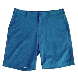 Ben Hogan Performance Golf Shorts Men Size 38 Blue Stretch Waistband